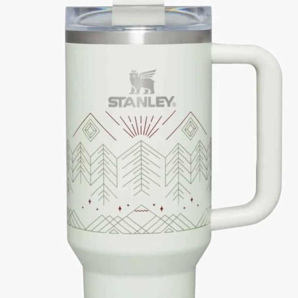 Stanley Winterscape Quencher H2.0 FlowState™ Tumbler | 40 OZ - Pale Stone.